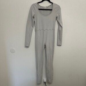 Aritzia Wilfred divinity jumpsuit, long sleeve light Gray